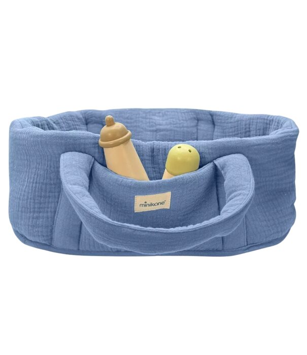 Minikane Minikane - Poppenwieg - Denimblauw