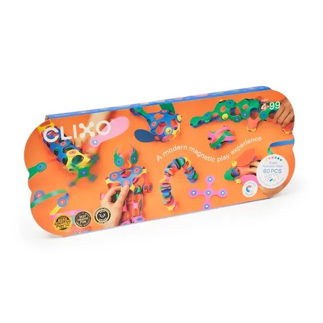 Clixo - Super Rainbow Pack (60-delig)