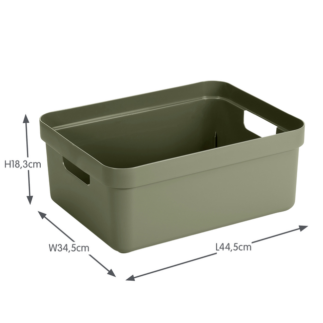 Sunware - Sigma Opbergbox 24L - Donkergroen