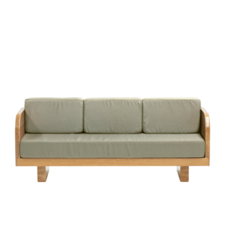 Kids By Design Kinder Bank  Eiken 'Junior Lounge' - Sage Groen