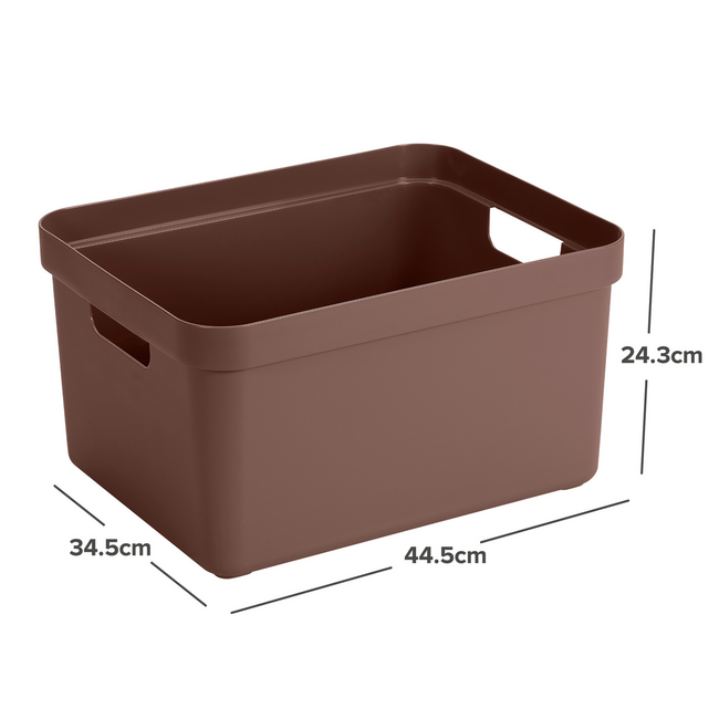 Sunware - Sigma Opbergbox 32L - Bruin