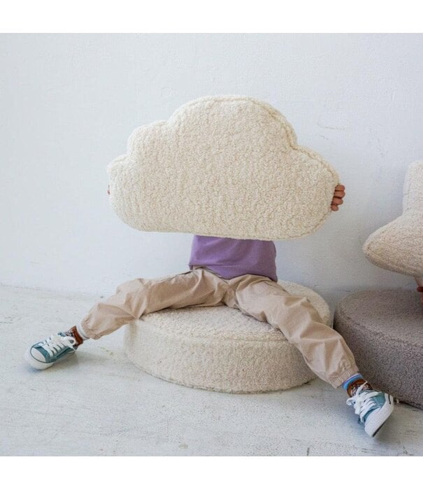 Betty's Home Betty's Home - Kussen Wolk Bouclé - Créme
