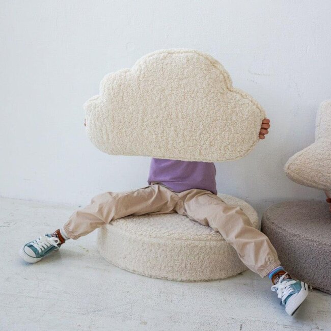 Betty's Home - Kussen Wolk Bouclé - Créme