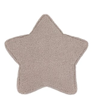 Kussen Ster Bouclé - Mokka