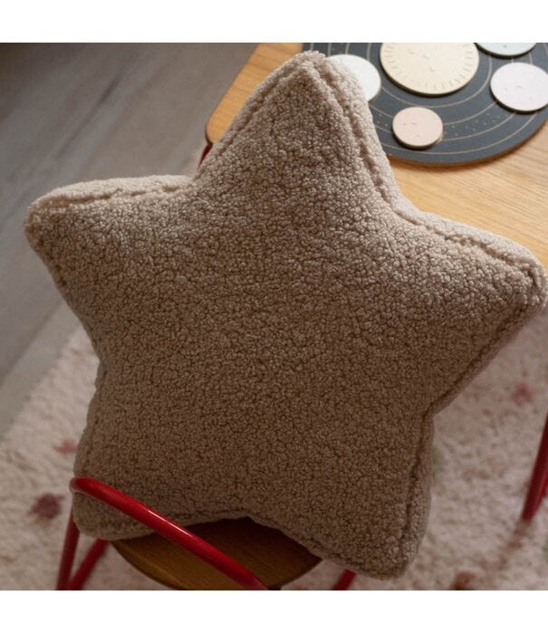 Betty's Home Betty's Home - Kussen Ster Bouclé - Mokka