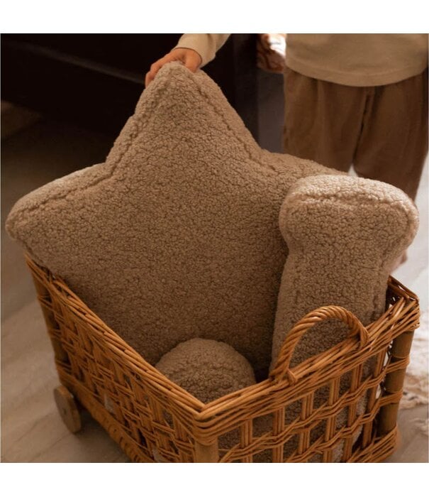 Betty's Home Betty's Home - Kussen Ster Bouclé - Mokka