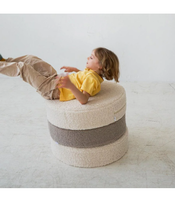 Betty's Home Betty's Home - Poef Bouclé - Créme