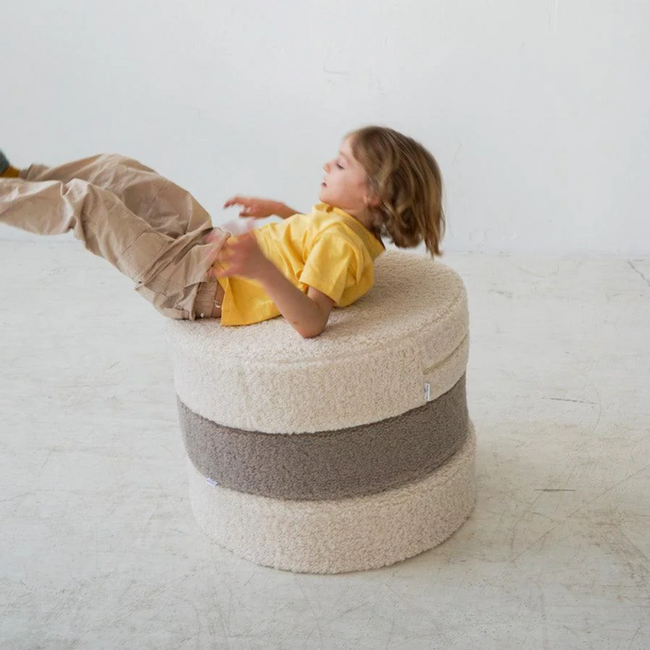 Betty's Home - Poef Bouclé - Créme