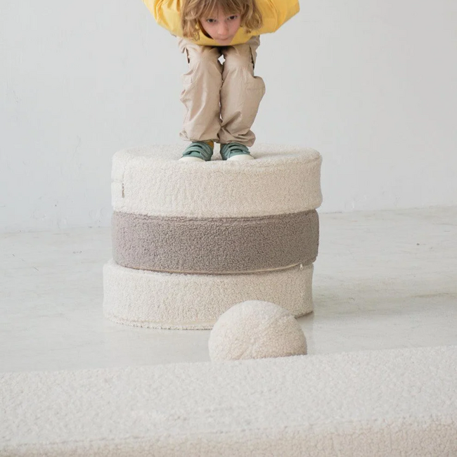 Betty's Home - Poef Bouclé - Mokka