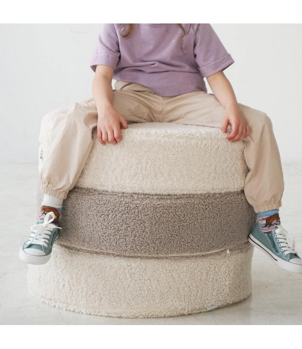 Betty's Home Betty's Home - Poef Bouclé - Mokka