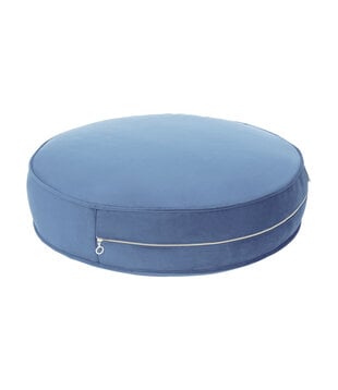 Poef Velvet - Blauw