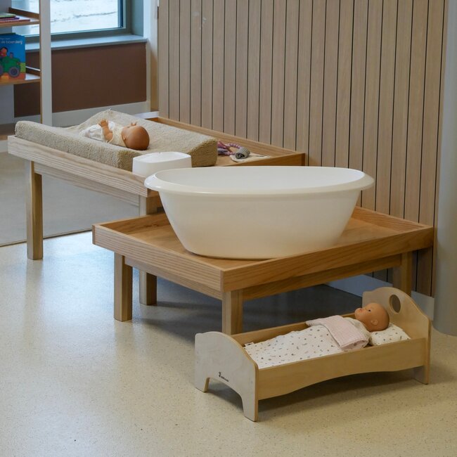 Kids By Design - Activiteiten Tafel met Rand Eiken - BSO (H 58 cm)