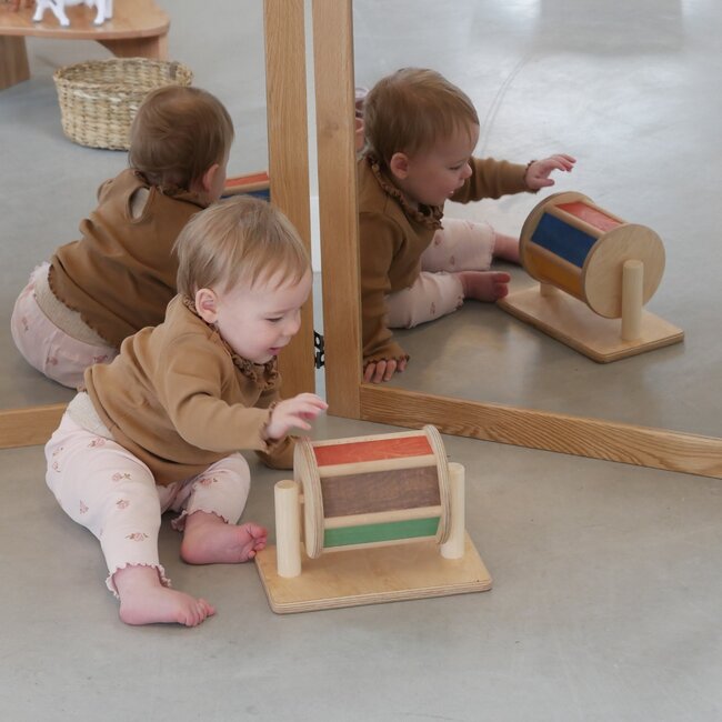 Kids By Design - Grote Drieluik Spiegel Eiken
