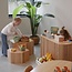 Kids By Design - Zeshoekige Tafels - Eiken (3-delig)