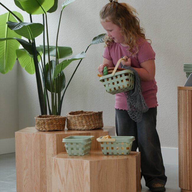 Kids By Design - Zeshoekige Tafels - Eiken (3-delig)