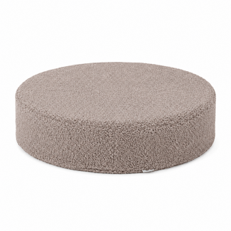 Betty's Home Poef Bouclé - Mokka
