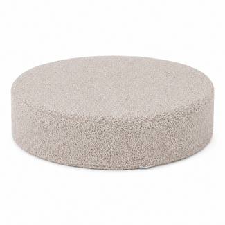 Betty's Home Poef Bouclé - Créme