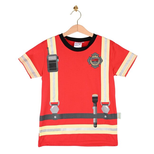 Den Goda Fen - Verkleedshirt Brandweer | 2-4 jaar