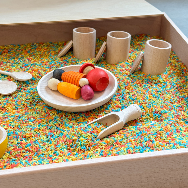 JUTTER & Co | Ready to Play Speelpakket - Sensory Speelbak met Speelrijst