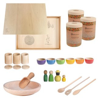 JUTTER & Co. Ready to Play Speelpakket - Sensory Speelbak met Speelrijst