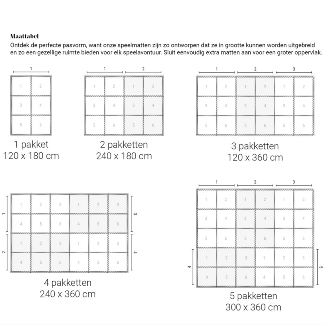 Eeveve - Modern Blocks - Dune - Speelmat
