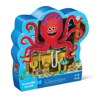 Crocodile Creek Vloerpuzzel - Octopus Treasure (36-delig) | 3+