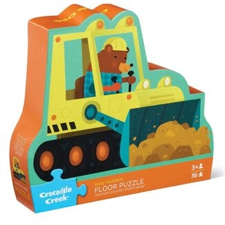 Crocodile Creek Vloerpuzzel - Busy Builders (36-delig) | 3+