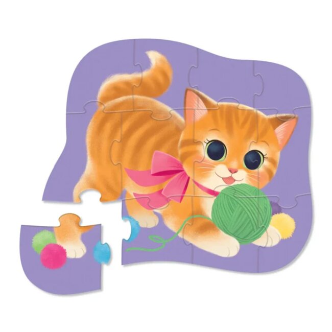 Crocodile Creek - Puzzel - Cute Kitten (12-delig) | 2+