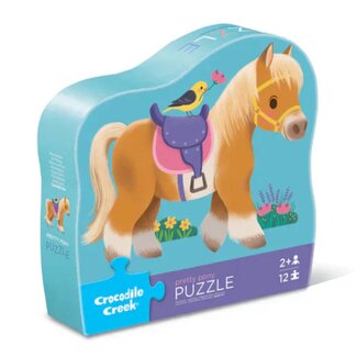 Crocodile Creek Puzzel - Pony (12-delig) | 2+