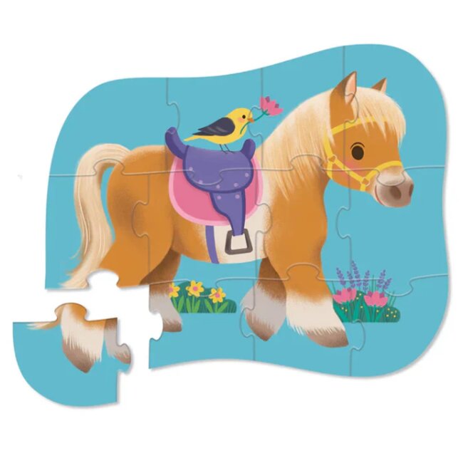 Crocodile Creek - Puzzel - Pony (12-delig) | 2+