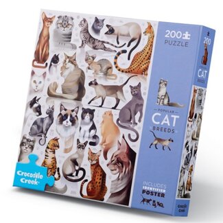 Crocodile Creek Animal Puzzel - Cats (200-delig) | 8+