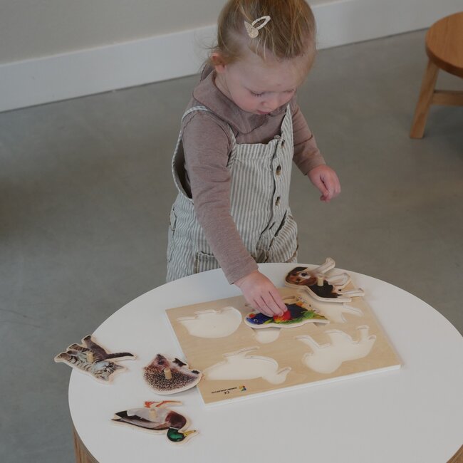 Jakobs - Houten Puzzel - Dieren (5-delig) | 2+