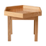 Kids By Design - Zeshoekige Activiteiten Tafel met Rand Eiken - BSO H 58 cm