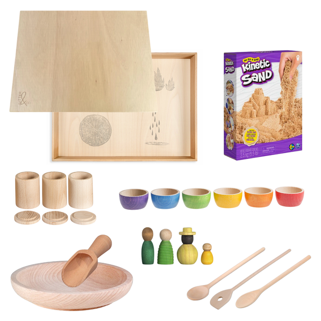 JUTTER & Co. || Ready to Play Speelpakket - Sensory Speelbak met Speelzand