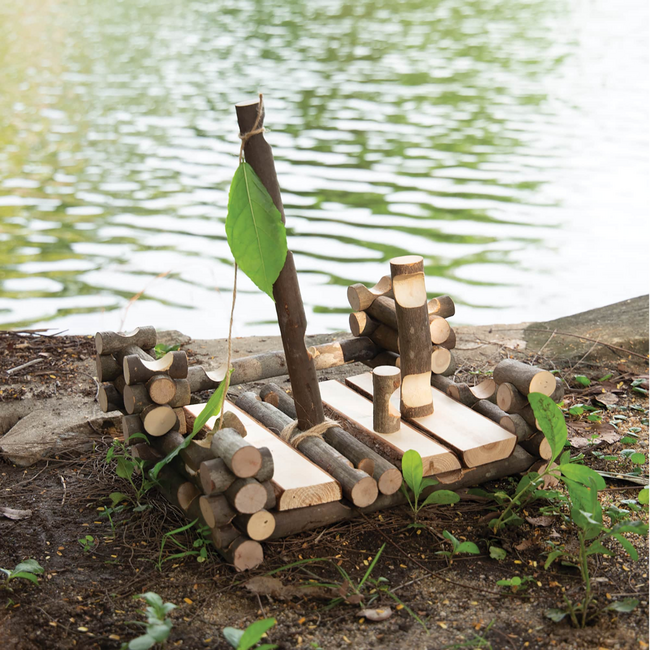 Guidecraft - Big Branch Block Builders  (125-delig) | 3+