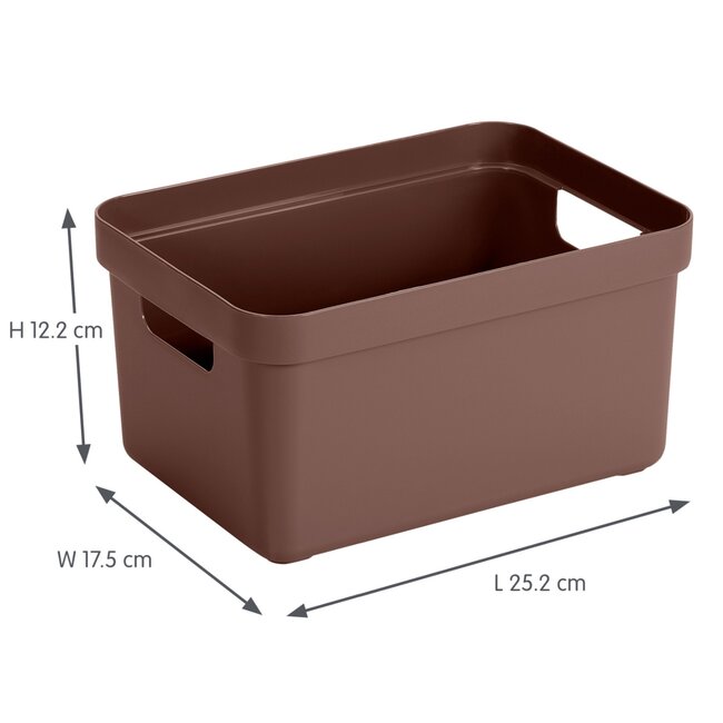 Sunware - Sigma Opbergbox 5L - Bruin