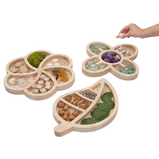 Guidecraft Loose Parts Houten Trays – Set van 3
