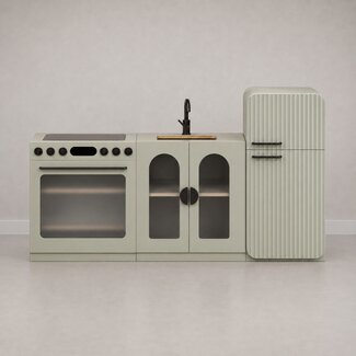 Kids By Design Keuken Design - Sage Groen - Complete Set (3-delig)
