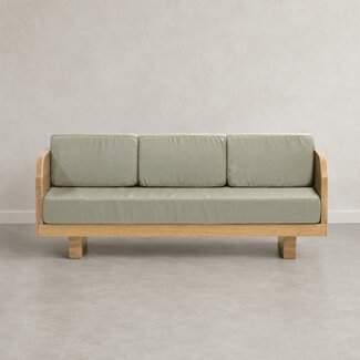 Kids By Design Kinder Bank  Eiken 'Junior Lounge' - Sage Groen