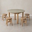 Kids By Design Tafel Rond Set Sage Groen (Ø 90cm ) - BSO (5-delig)