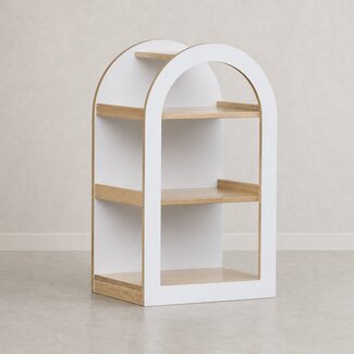 Kids By Design Schappenkast Boog - Wit Laag