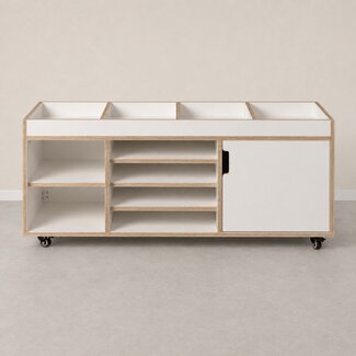 Kids By Design Loose Parts Kast - Wit - Peuter (H 50 cm)