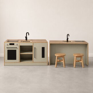 Kids By Design Keuken & Bar - Sage Groen - Set BSO (3-delig)