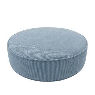 Betty's Home Poef Rib - Blauw