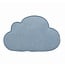 Betty's Home - Kussen Wolk Rib - Blauw