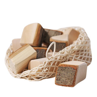 Grimm's  Houten Bouwblokken met Schors
