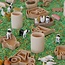 JUTTER & Co. || Ready to Play Speelpakket met Speelrijst - Tuff Tray Peuter/Kleuter 'de Boerderij'