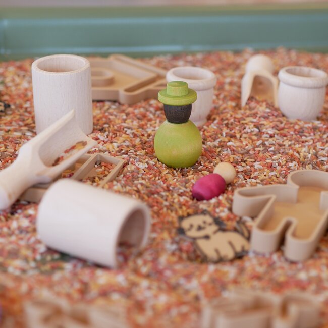 JUTTER & Co. || Ready to Play Speelpakket - Wereldse Tuff Tray