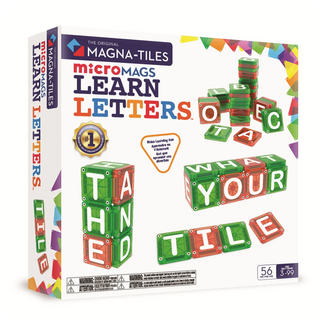 Magna-Tiles MicroMags Magnetische Letters (56-delig)