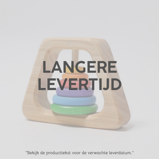 Grimm's  Houten Rammelaar Piramide - Regenboog